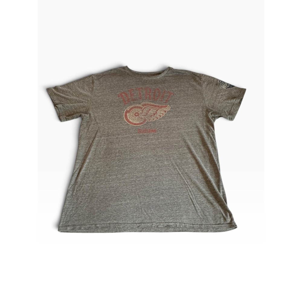 CCM Detroit Red Wings T-Shirt Mens XL Gray 2014 Winter Classic NHL